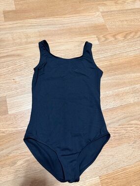 Girls black Bloch leotard 8-10